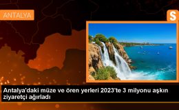 Antalya’daki müze ve ören yerleri 2023’te 3 milyon 269 bin ziyaretçi ağırladı