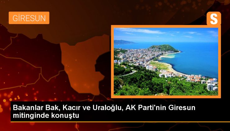 Gençlik ve Spor Bakanı Osman Aşkın Bak, Türkiye’nin dört bir yanında gençlere hizmet ettiklerini söyledi