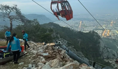 Antalya’daki teleferik kazasından görüntüler facianın vahametini gözler önüne serdi