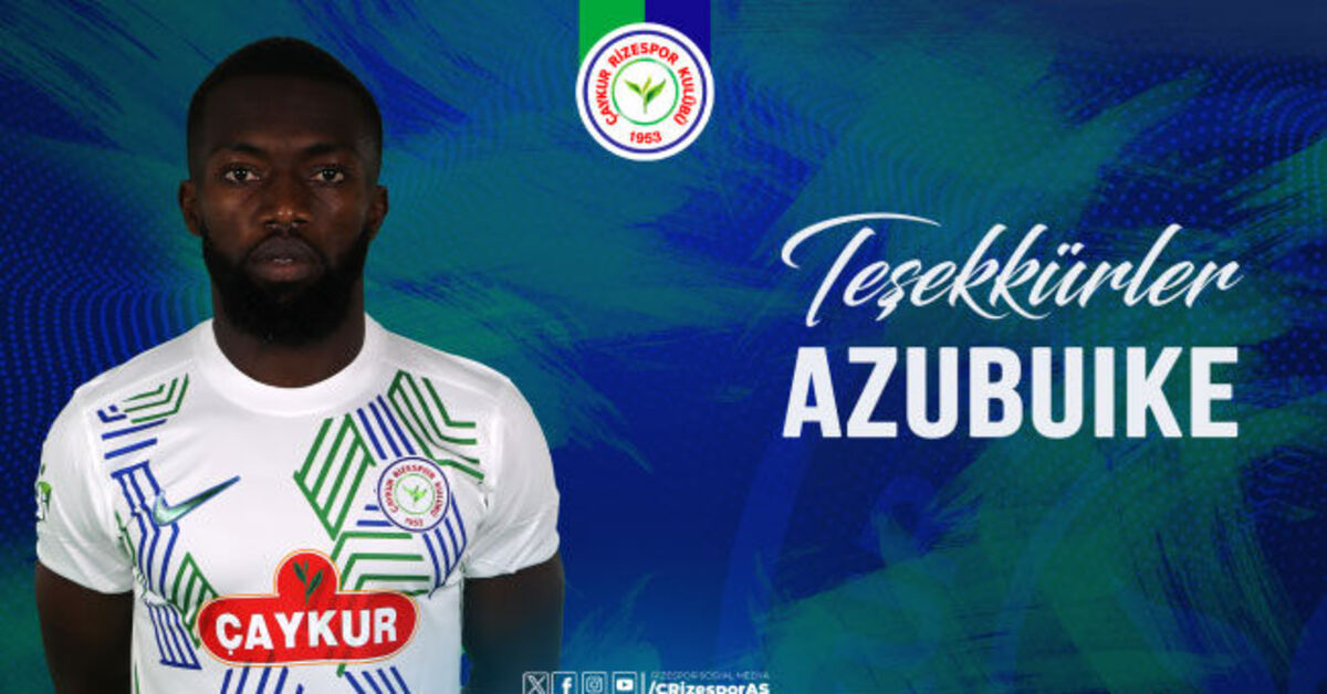 Çaykur Rizespor, Azubuike ile yollarını ayırdı